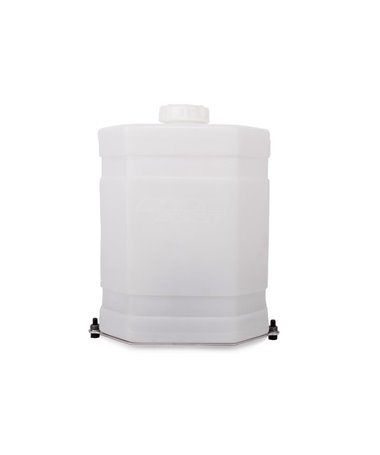 10.5L White Tank with baseplate and bolts