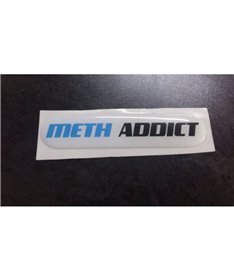 Meth Addict Dome Sticker